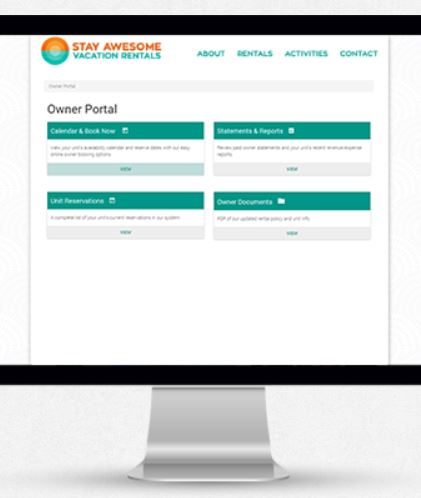 screenshot of RNS Timeshare Management Software